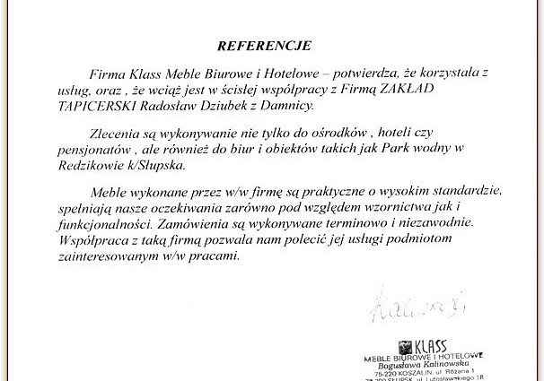 Klass Meble Biurowe i Hotelowe