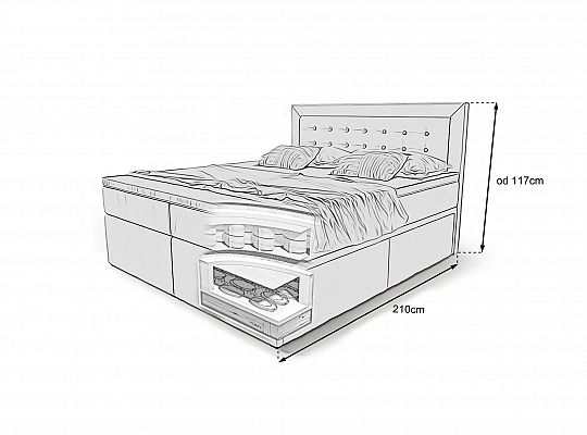 Wymiary łóżek kontynentalnych