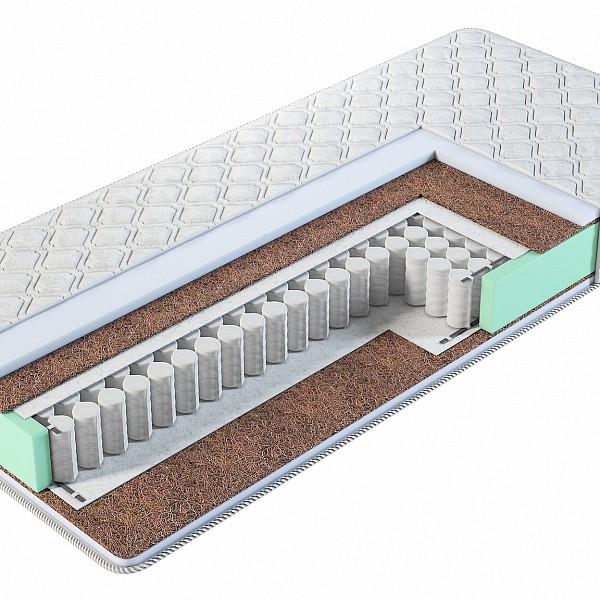 Materac kieszeniowy dla wymagających (mata wełniana lub kokosowa)